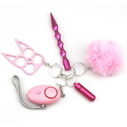 Metal Cat Ear Self Defense Keychain