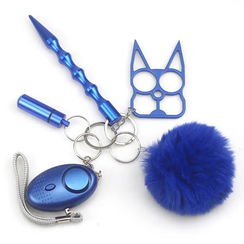 Metal Cat Ear Self Defense Keychain