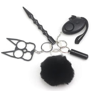 Metal Cat Ear Self Defense Keychain